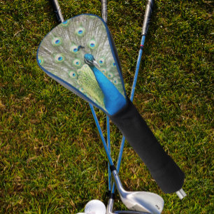 Blue Peacock Feather Plumage Golfheadcover