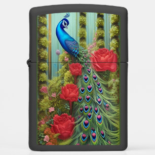 Blue Peacock in Roos en Fern Garden