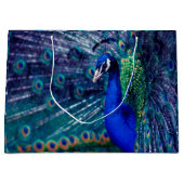 Blue Peacock Large Cadeauzakje (Voorkant)