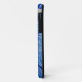 Blue Peacock Mosaic Case-Mate iPhone Case (Achterkant/links)