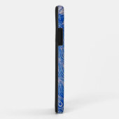 Blue Peacock Mosaic Case-Mate iPhone Case (Achterkant/rechts)