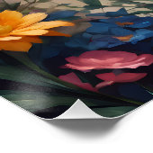 Blue Peacock no 11 Glanzend Poster Perfect Poster (Hoek)