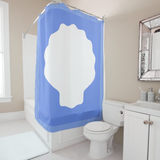 Blue Pearl Douchegordijn (In situ)