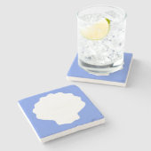 Blue Pearl Stenen Onderzetter (Zijkant)