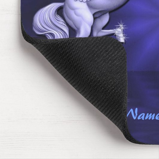 Blue Pegasus Reflection Muismat (Hoek)