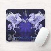 Blue Pegasus Reflection Muismat (Met muis)