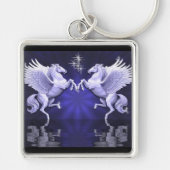 Blue Pegasus Reflection Sleutelhanger (Voorkant)
