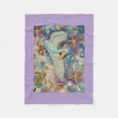 blue pelican fleece deken (Voorkant)