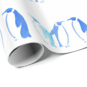 Blue Penguin Trio Cadeaupapier (Rol Hoek)