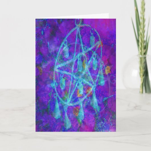Blue Pentacle Royale Kaart (Voorkant)