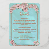  Blue Peony Folie Enclosure Kaart (Voorkant)