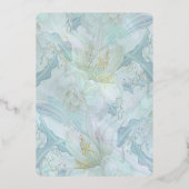  Blue Peony Folie Enclosure Kaart (Achterkant)