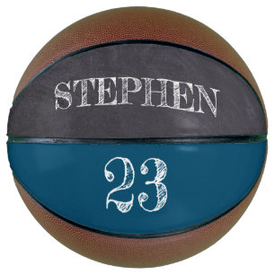 Blue Personal Name Ball Player Number etting Basketbal