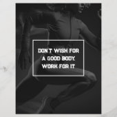 Blue Personal Trainer and Fitness Coaching Flyer (Achterkant)