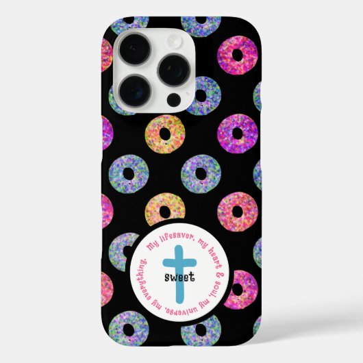 Blue Personalized Snoep iPhone Hoesje- Case-Mate iPhone Case (Achterkant)