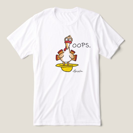 BLUE PET GREEN PET RED PET OOPS Sandra Boynton Tri-Blend Shirt (Design voorkant)