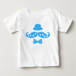 Blue Pet Mustache Casual Baby Boy T-Shirt