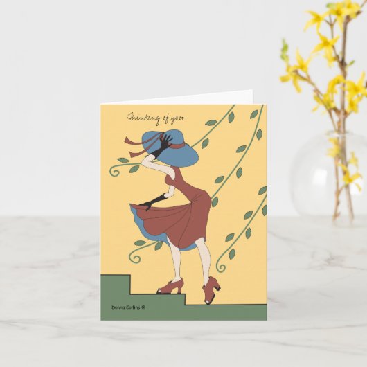 Blue Pet Note Kaart (Gele Bloem)