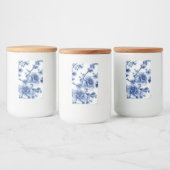Blue Petal Ceramic Storage Jar Voedselcontainer Etiket (Flessen)