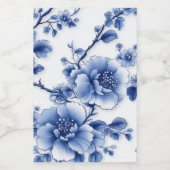 Blue Petal Ceramic Storage Jar Voedselcontainer Etiket (Enkel label)