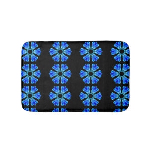 Blue Petals Badmat