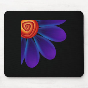 Blue Petals Update Sticker Muismat