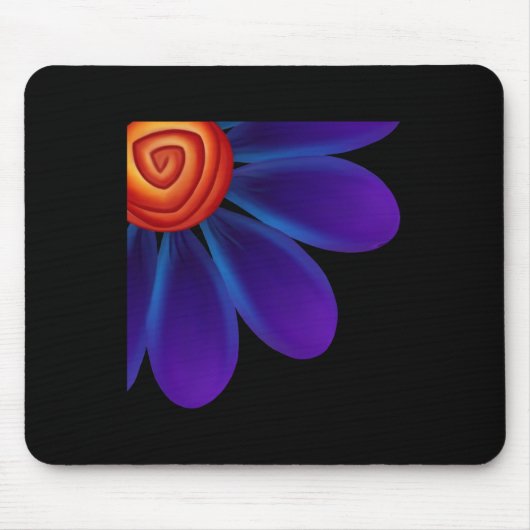 Blue Petals Update Sticker Muismat (Voorkant)
