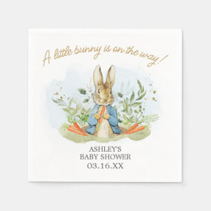 Blue Peter Rabbit Baby shower Servet