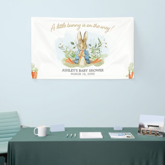 Blue Peter Rabbit Baby shower Spandoek (Beurs)