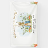 Blue Peter Rabbit Baby shower Spandoek (Verticaal)