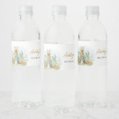Blue Peter Rabbit Baby shower Waterfles Etiket (Flessen)