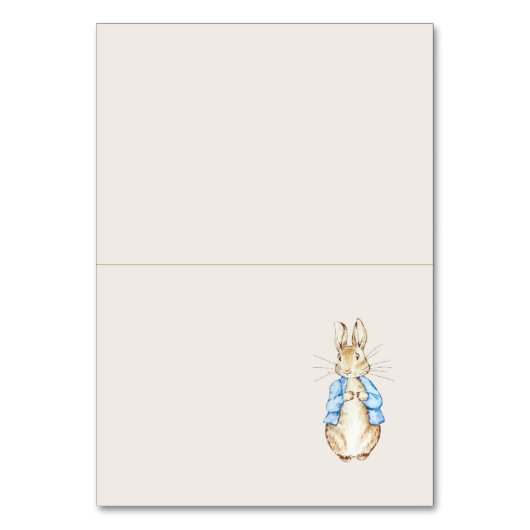 Blue Peter the Rabbit Baby shower Carte Place (Par défaut)