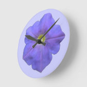 Blue Petunia Wall klok (Hoek)