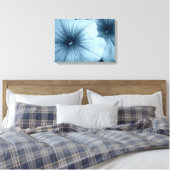 Blue Petunias Canvas Afdruk (Insitu (Slaapkamer))