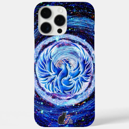 Blue Phoenix Coque-Mate iPhone Pro Coque Max (Verso)