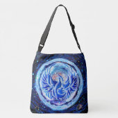 Blue Phoenix Crossbody Tas (Achterkant)