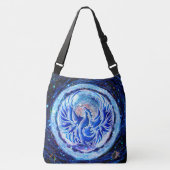 Blue Phoenix Crossbody Tas (Voorkant)