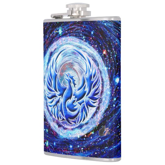 Blue Phoenix Heupfles (Links)