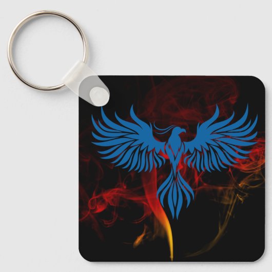 Blue Phoenix Sleutelhanger (Voorkant)