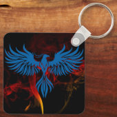 Blue Phoenix Sleutelhanger (Achterkant)