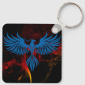 Blue Phoenix Sleutelhanger (Achterkant)