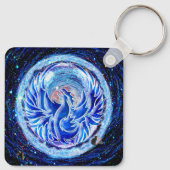 Blue Phoenix Sleutelhanger (Achterkant)