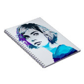 Blue Photo Lady | Journal carnet (Côté Droit)