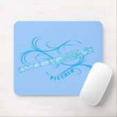 Blue Piccolo Muismat (Met muis)