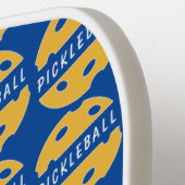 Blue Pickleball Pattern Paddle (Links Detail)
