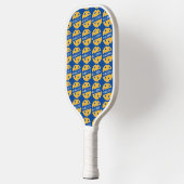 Blue Pickleball Pattern Paddle (Links)