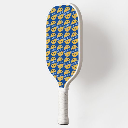Blue Pickleball Pattern Paddle (Links)