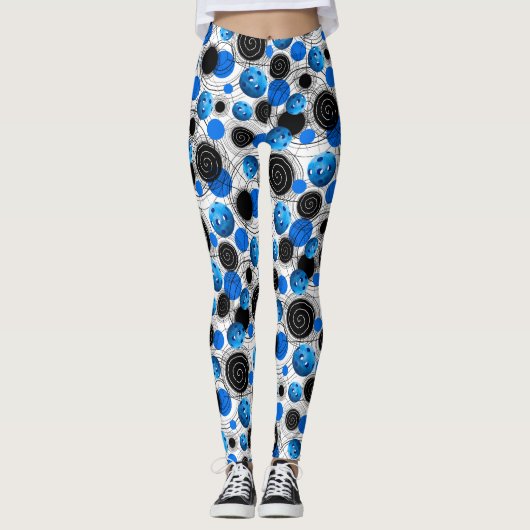 Blue Pickleballen - Leggings (Voorkant)