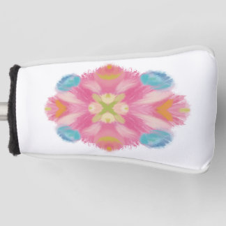 Blue Pink Abstract Golfheadcover