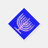 Blue Pink Hanukkah Menorah 4Hannah Servetten (Hoek)